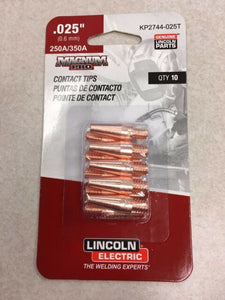 Contact Tip Copper Plus® 350A, .025 in (0.6 mm) Conique